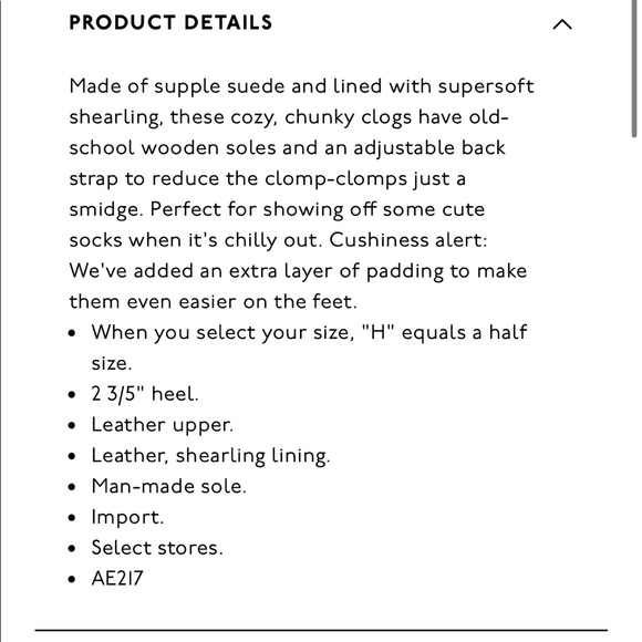 NEW • Madewell • The Marlo Shearling Clog Acorn - Picture 3 of 8